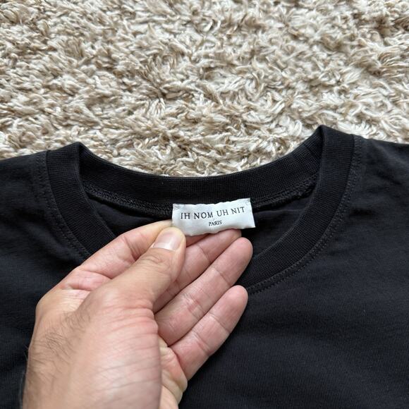 Ih Nom Uh Nit Paris Fashion Gang Black T-Shirt NUW18 Men’s Size M Made In Italy - Picture 5 of 7